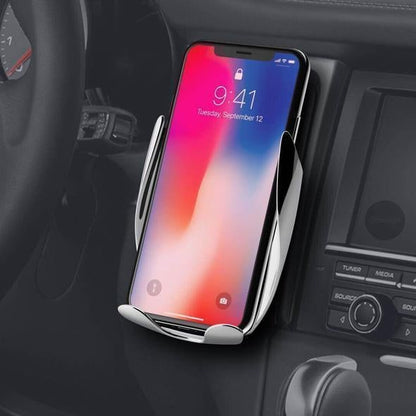 Fast Wireless Car Charger with Auto-Clamp